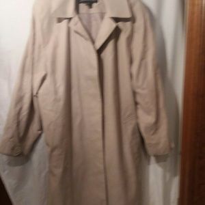 London fog mens half trench sz L